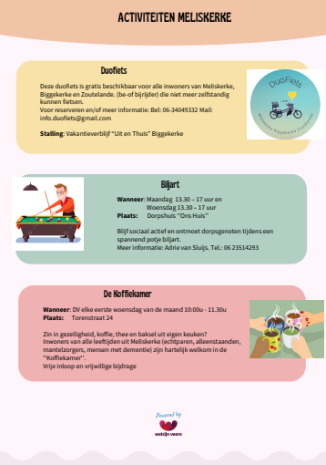 Meliskerke activiteiten 2026 2027 6